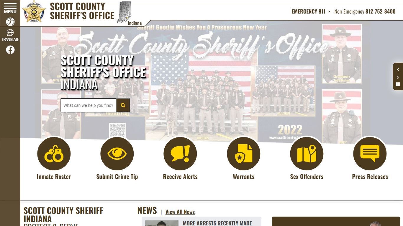 Inmate Roster (164) - Scott County Sheriff